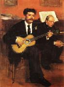 Edgar Degas Lorenzo Pagans and Auguste de Gas Spain oil painting artist